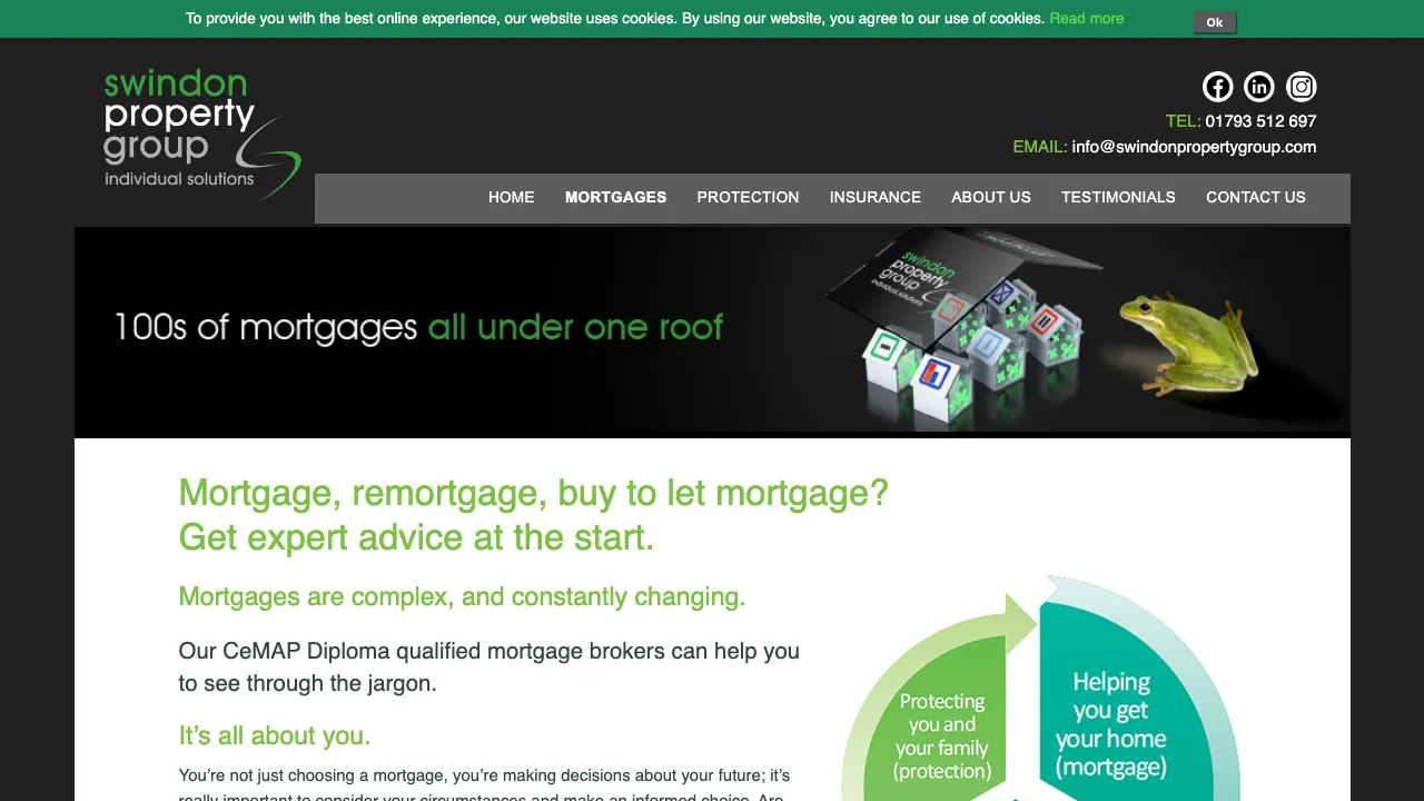 Swindon Property Group - Mortgage Brokers in Swindon website preview