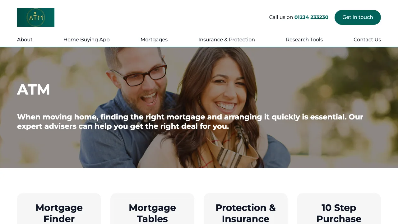 ATM website preview