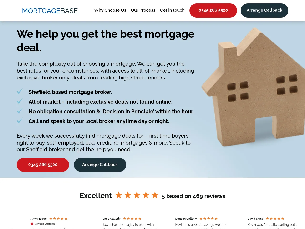 Mortgagebase website preview