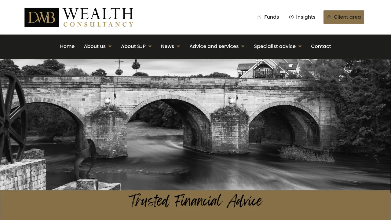Georgia Smith DipPFS - Financial Adviser of DWB Wealth Consultancy Ltd website preview