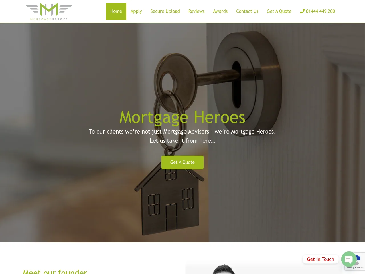 Mortgage Heroes website preview