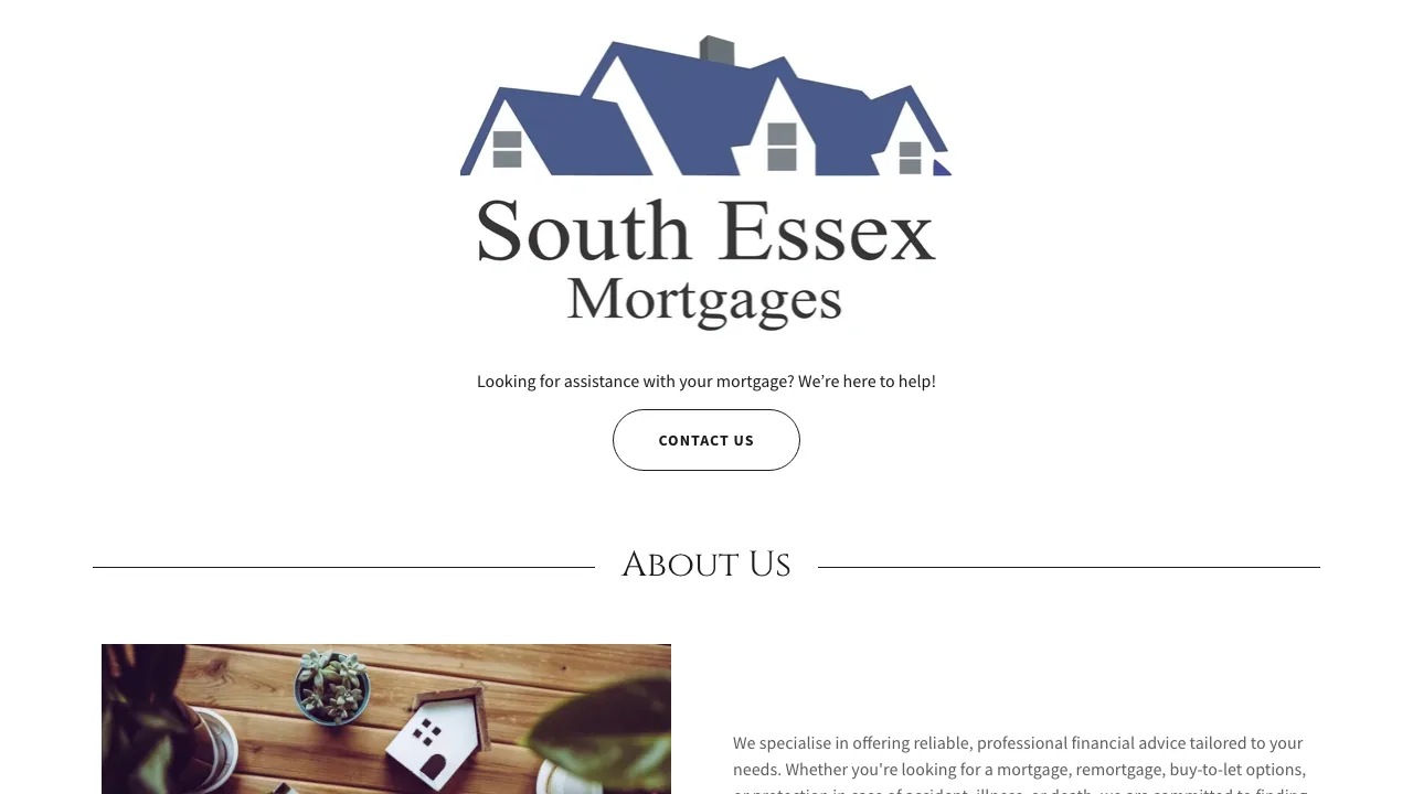 South Essex Mortgages website preview