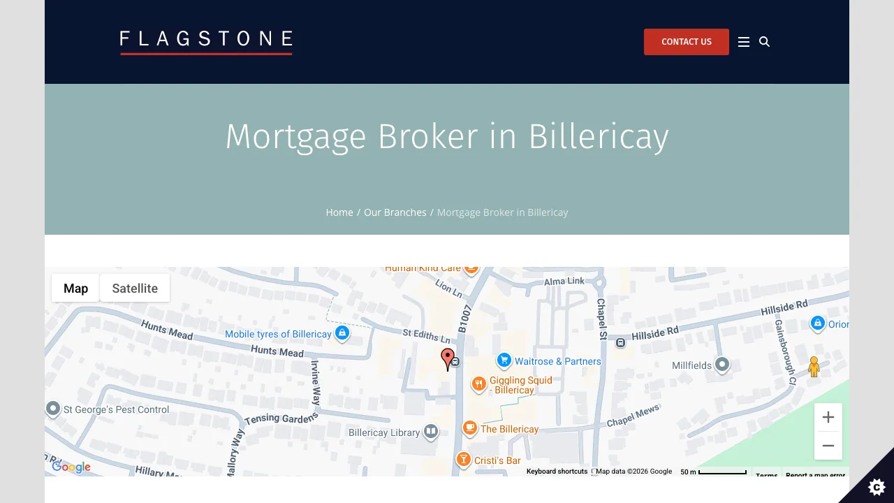 Flagstone Financial Services - Billericay website preview