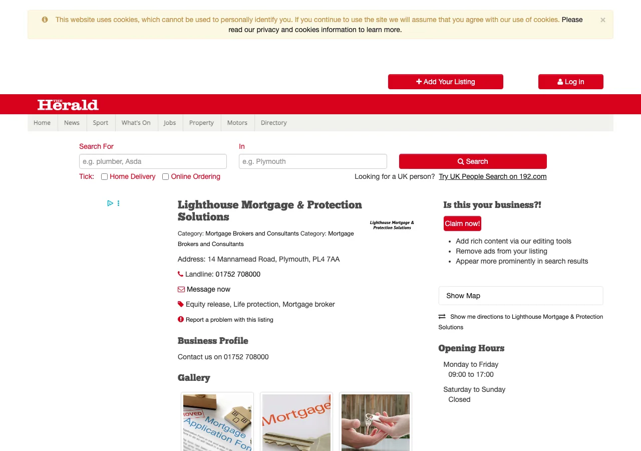 Lighthouse Mortgage & Protection Solutions website preview