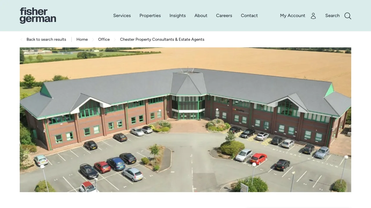 Fisher German Chester Property Consultant website preview