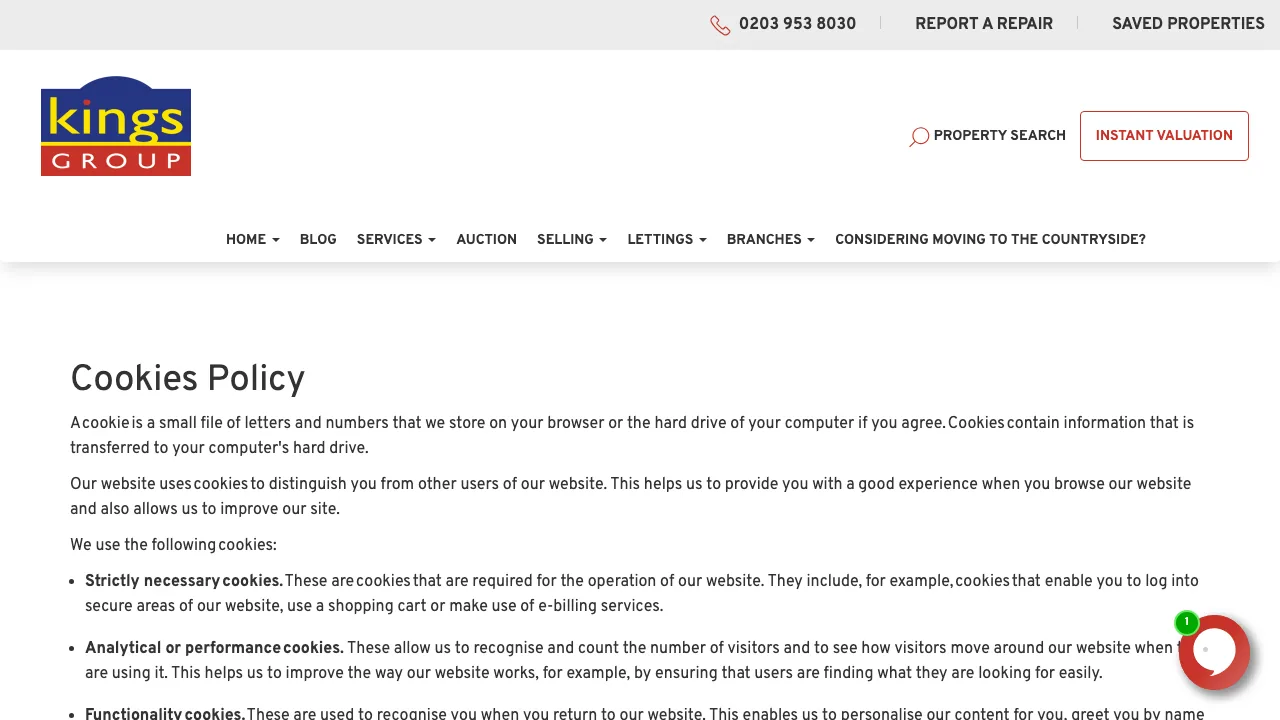 Kings Brokers Cheshunt website preview