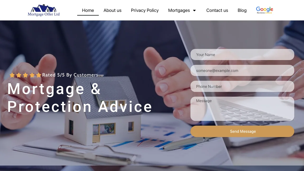 Mortgage Offer Ltd London website preview
