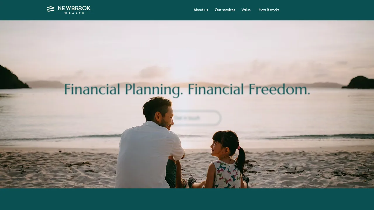 Newbrook Wealth website preview