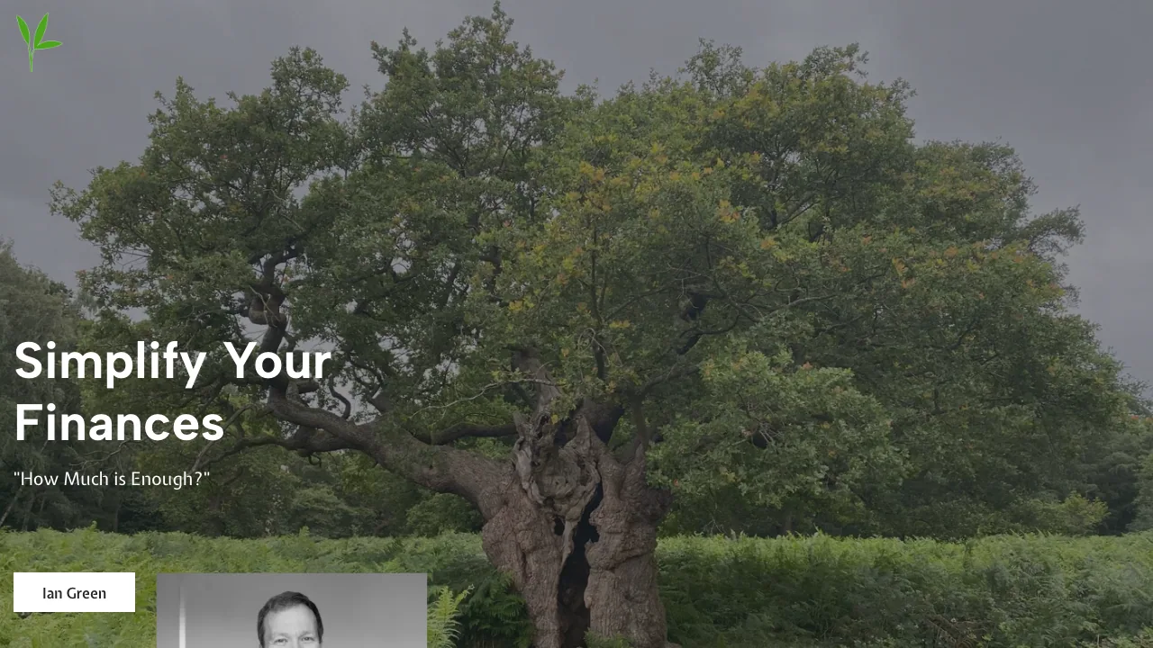 Green Financial Advice Ltd website preview