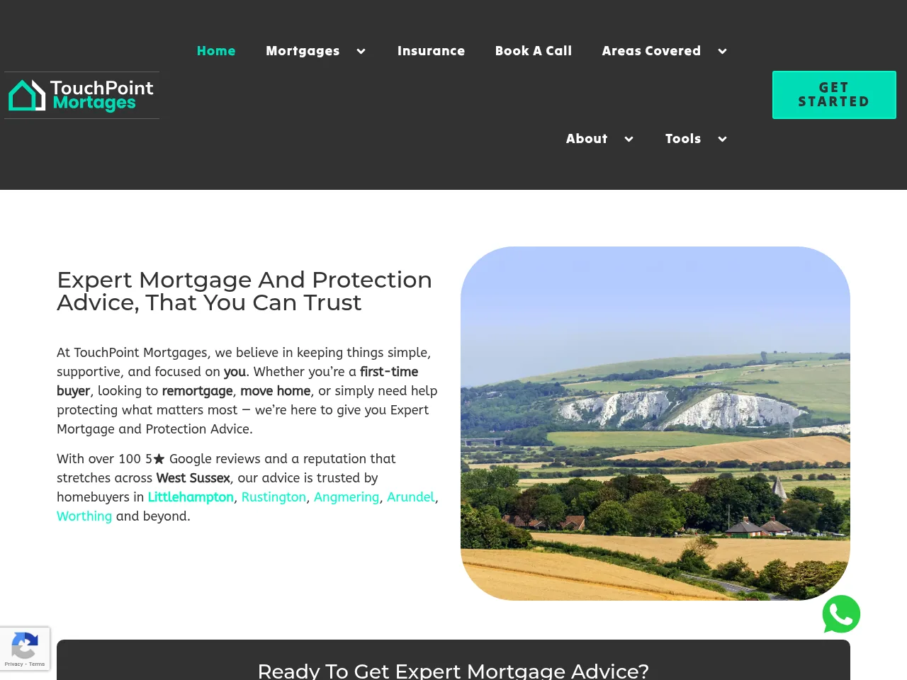 TouchPoint Mortgages website preview