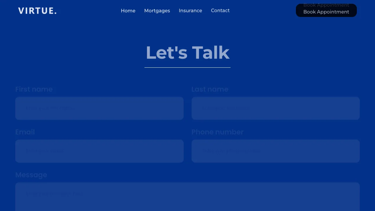 Virtue Mortgage Group Ltd website preview