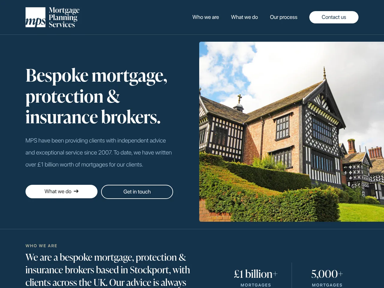 Mortgage Planning Services website preview
