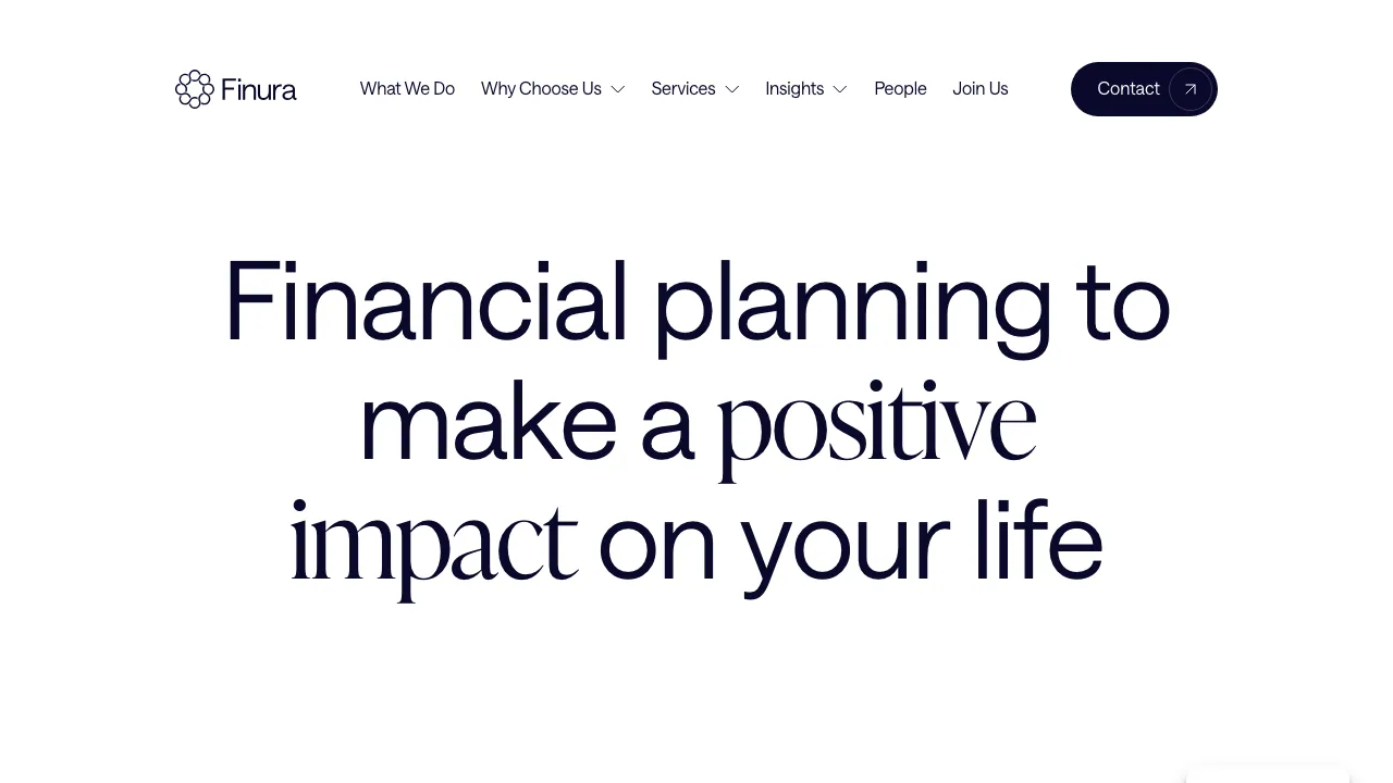 Finura website preview