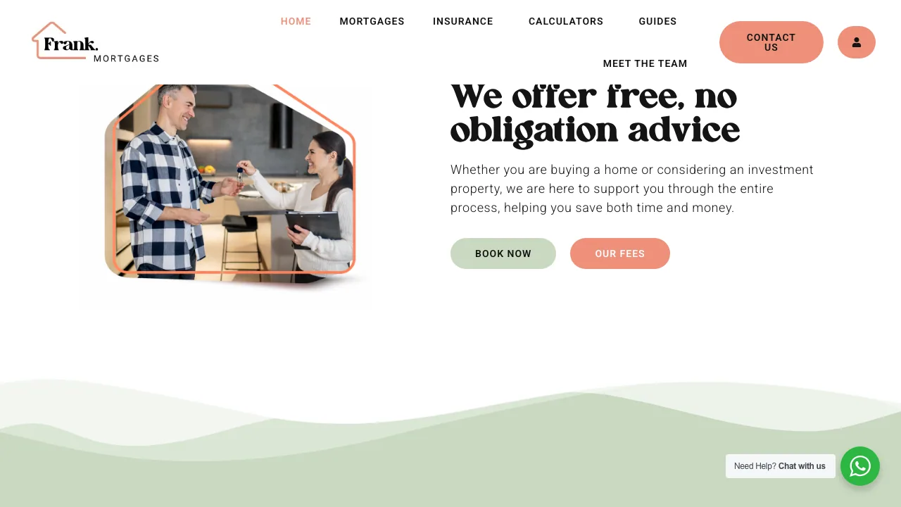Frank Mortgage Solutions Ltd website preview
