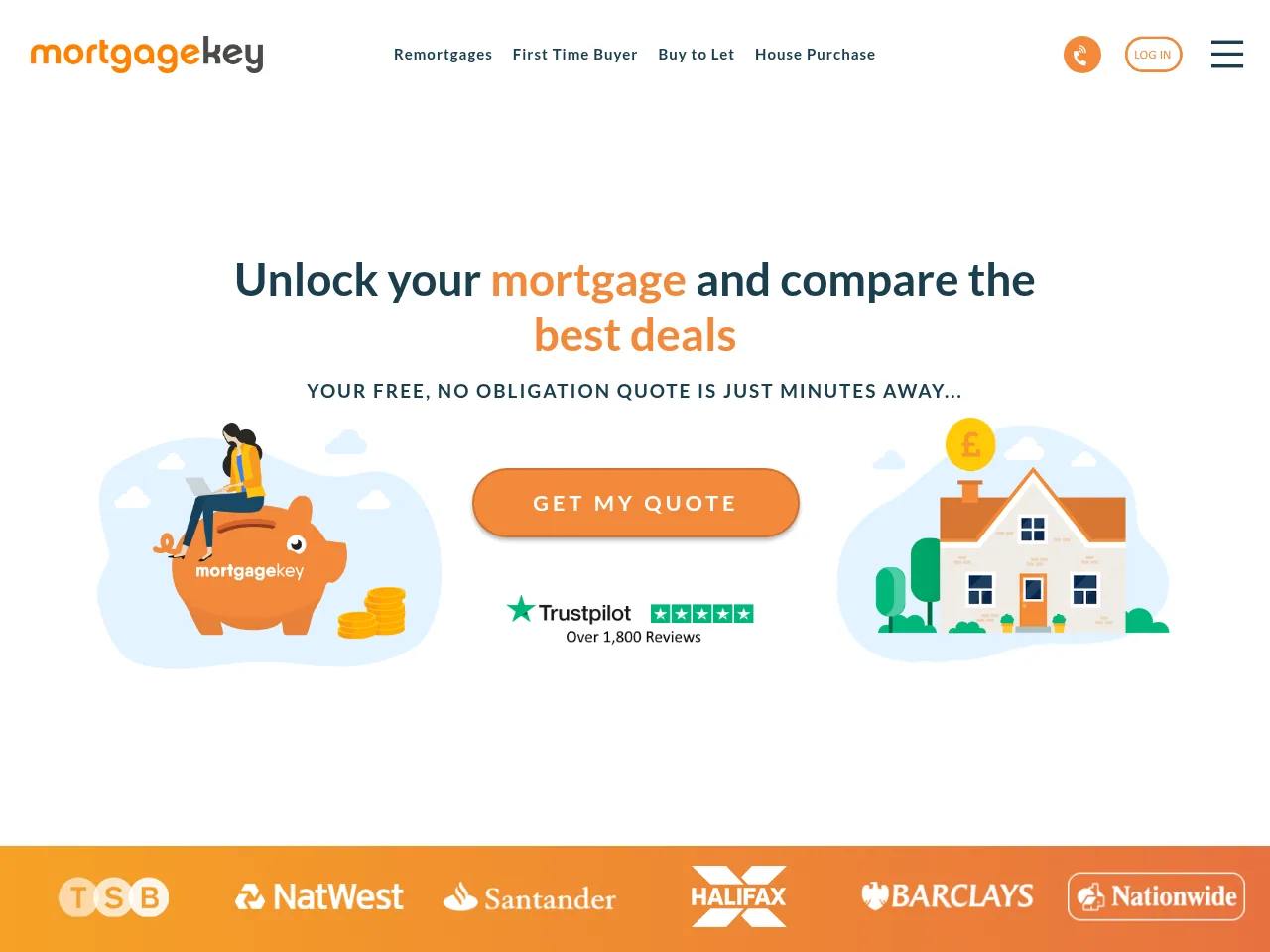 MortgageKey website preview