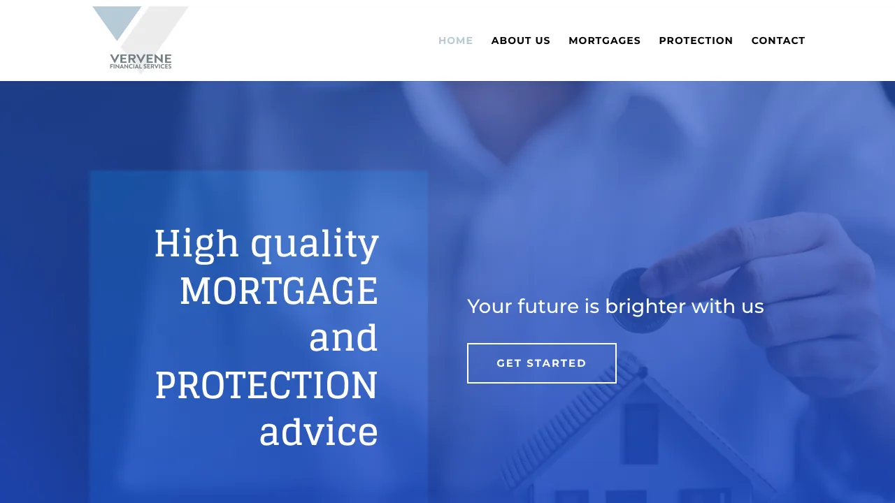 Vervene Financial Services Ltd website preview