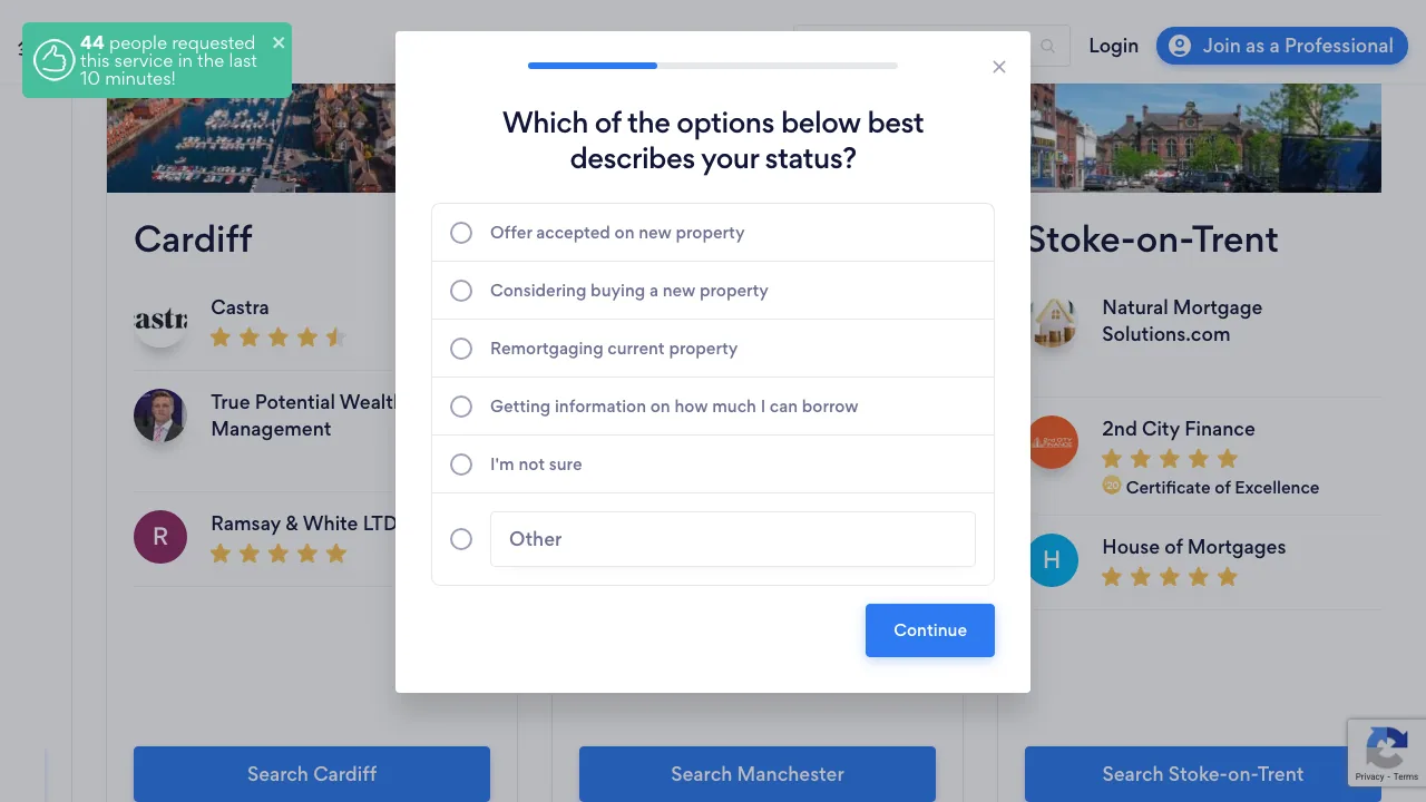 Oldham Independent Mortgage Services Ltd website preview