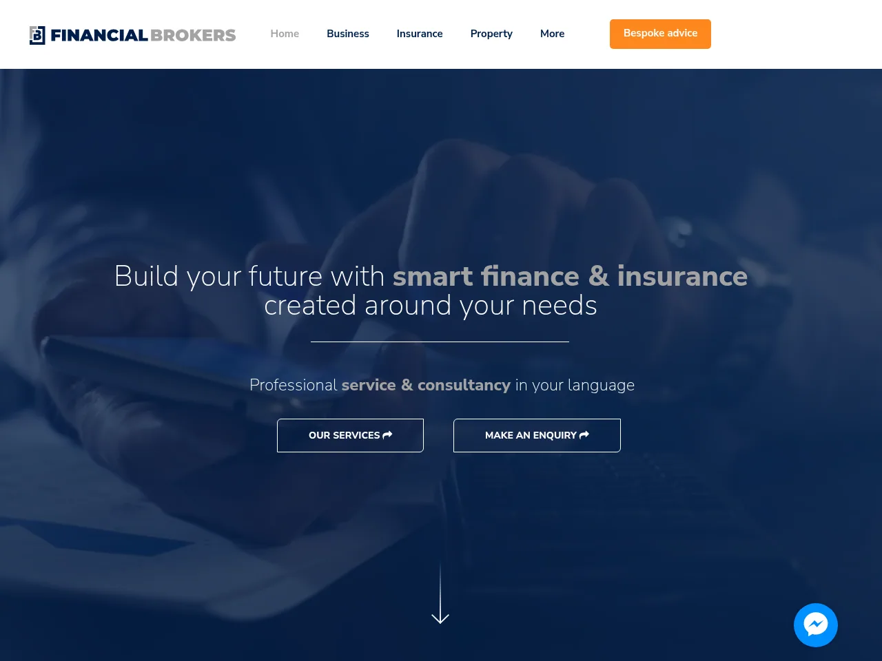 Financial Brokers website preview