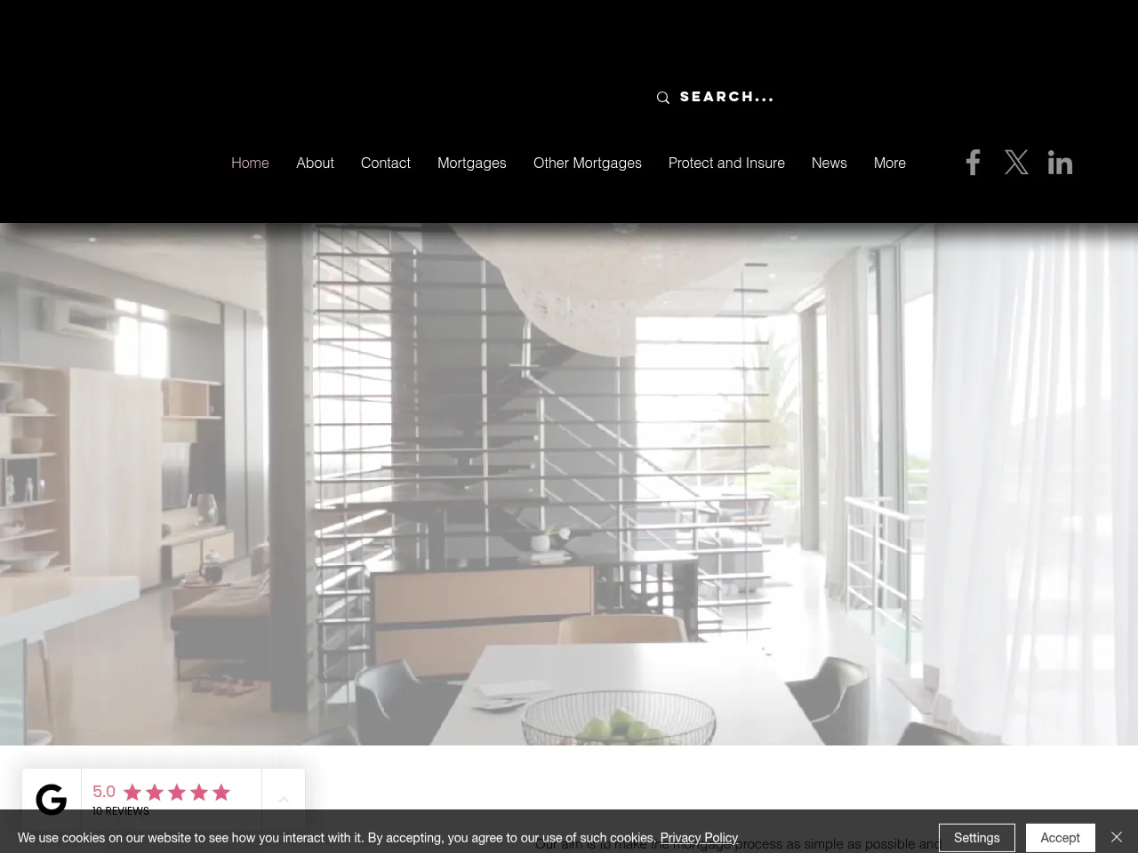 Henden Financial website preview