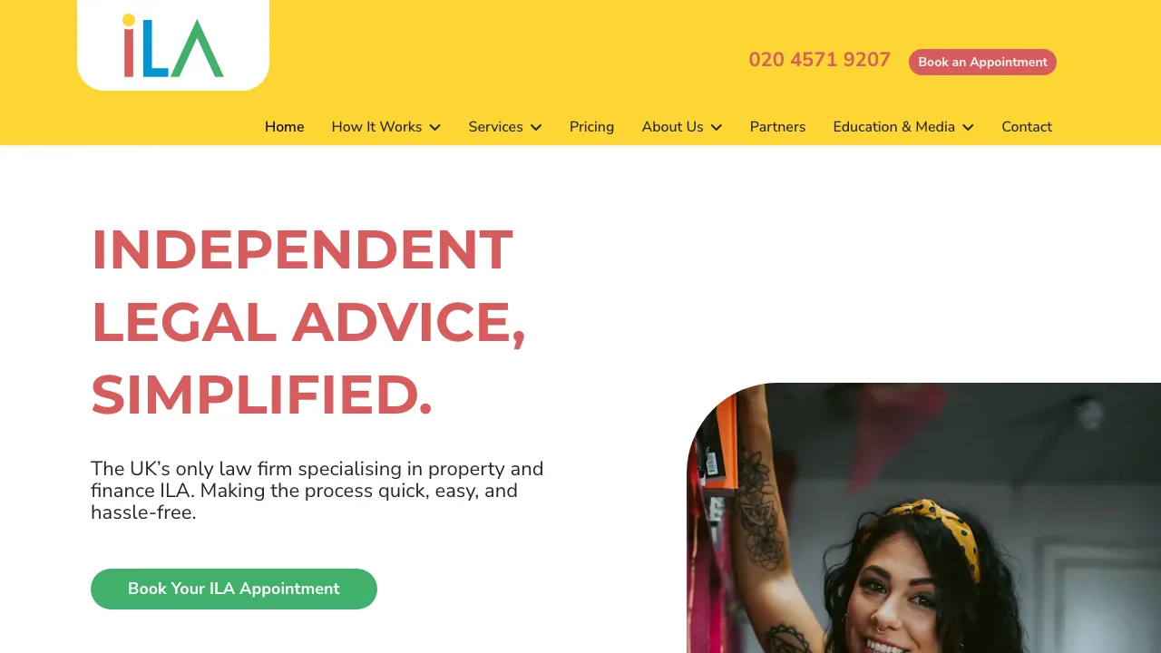 iLA website preview