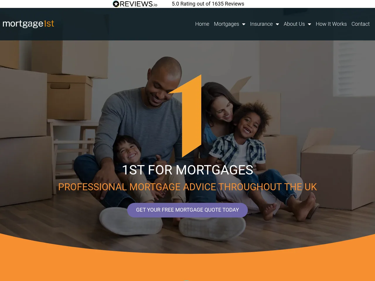 1ST FOR MORTGAGES website preview