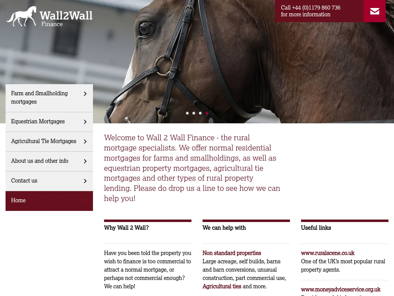 Wall 2 Wall Finance website preview