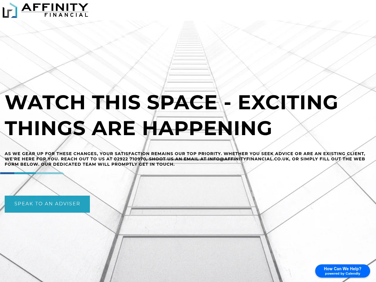 Affinity Financial website preview