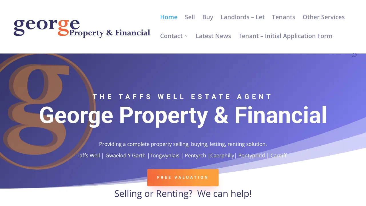 George Property & Financial website preview