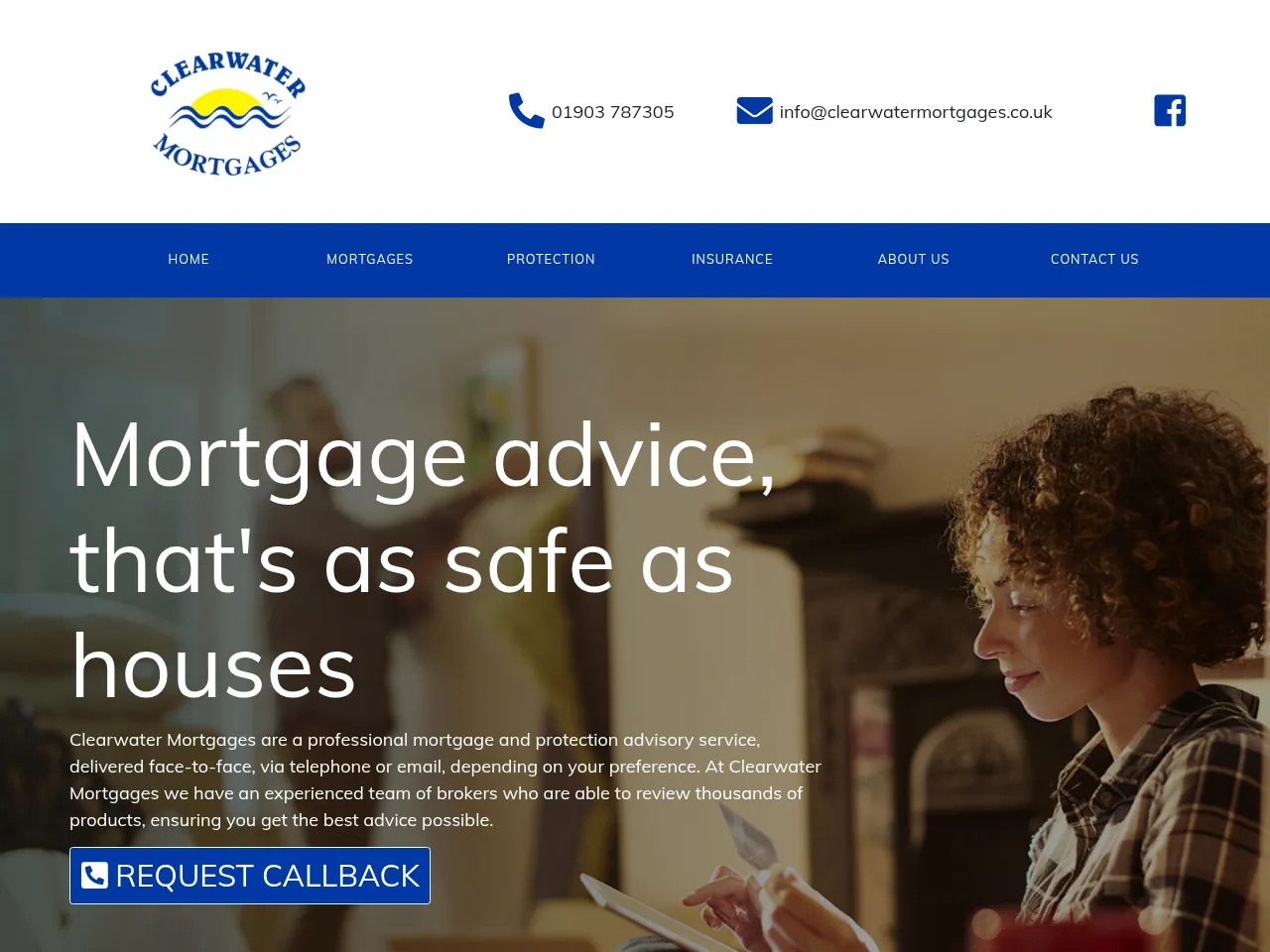 Clearwater Mortgages website preview