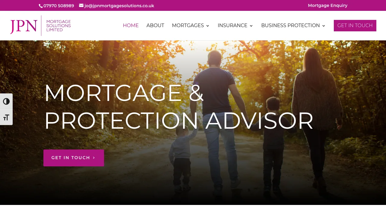 JPN Mortgage Solutions Limited Chelmsford website preview