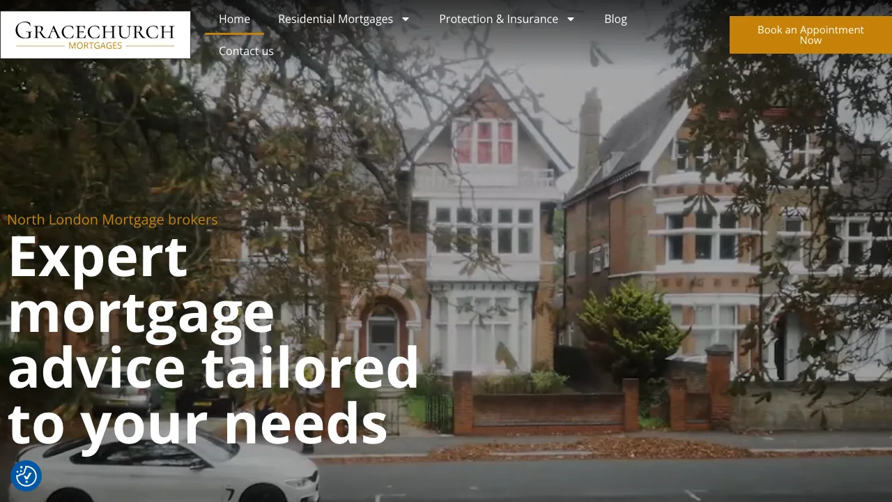 Gracechurch - First time Mortgage Broker & Remortgage Expert - North London website preview