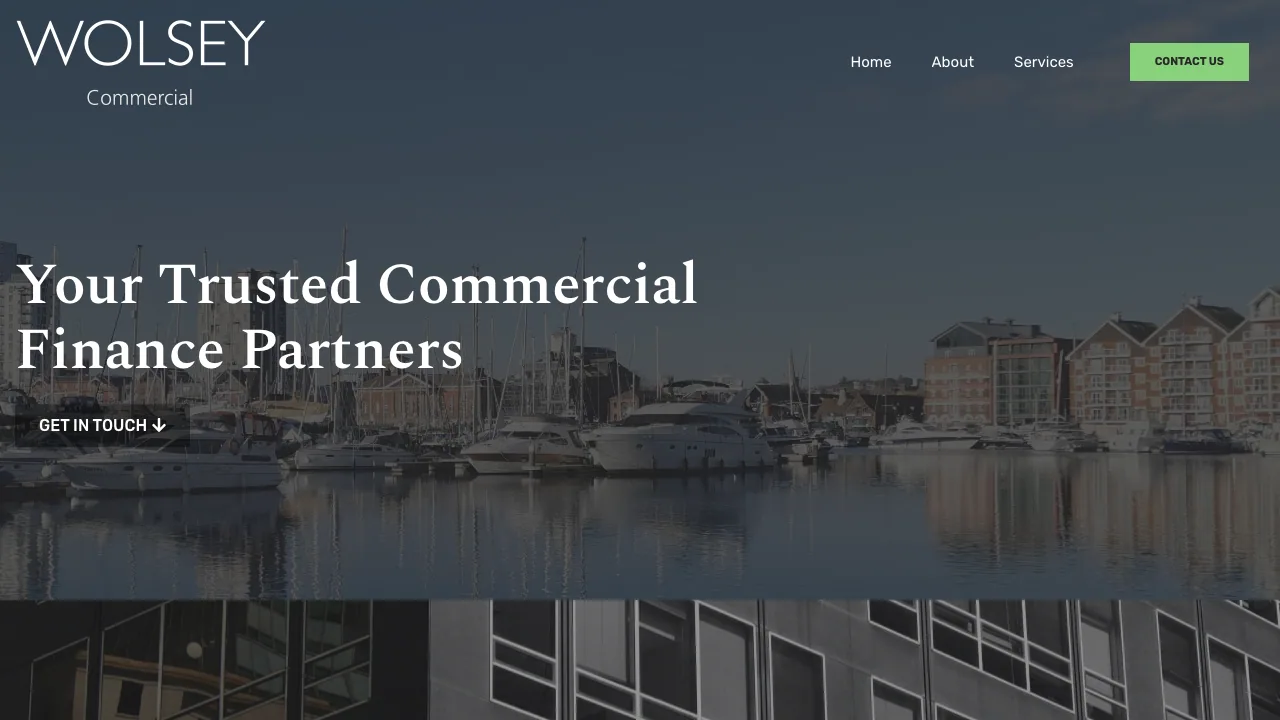 Wolsey Commercial website preview