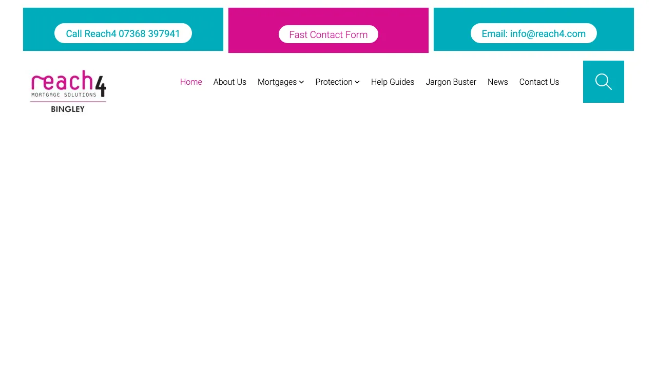 Reach 4 Mortgages Bingley, Katie Whitaker - Mortgage & Protection Adviser website preview