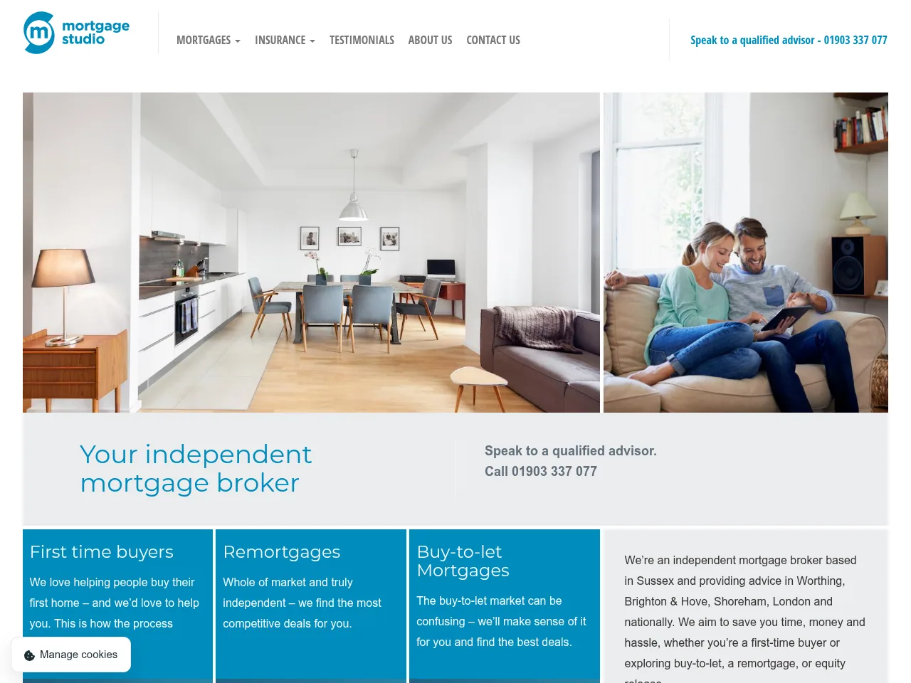 Mortgage Studio website preview