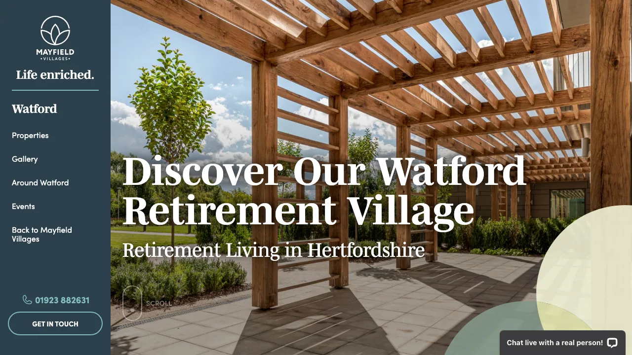 Mayfield Watford website preview