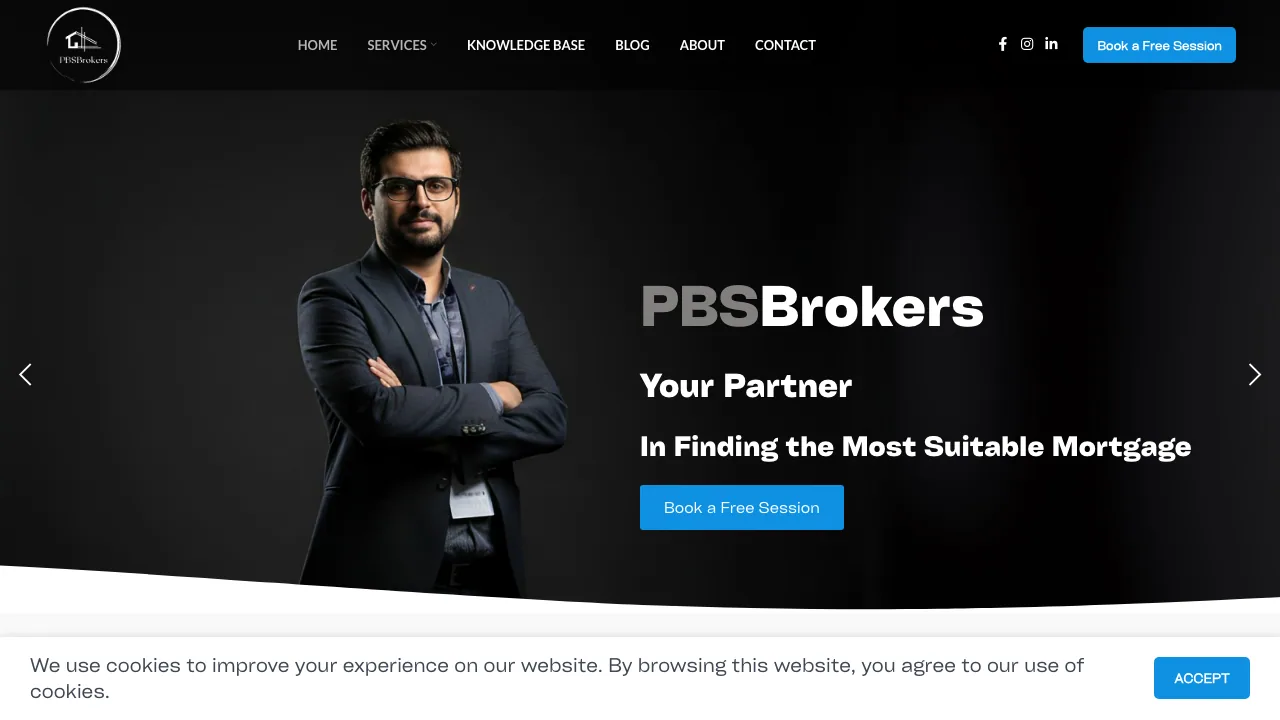 PBSBrokers website preview