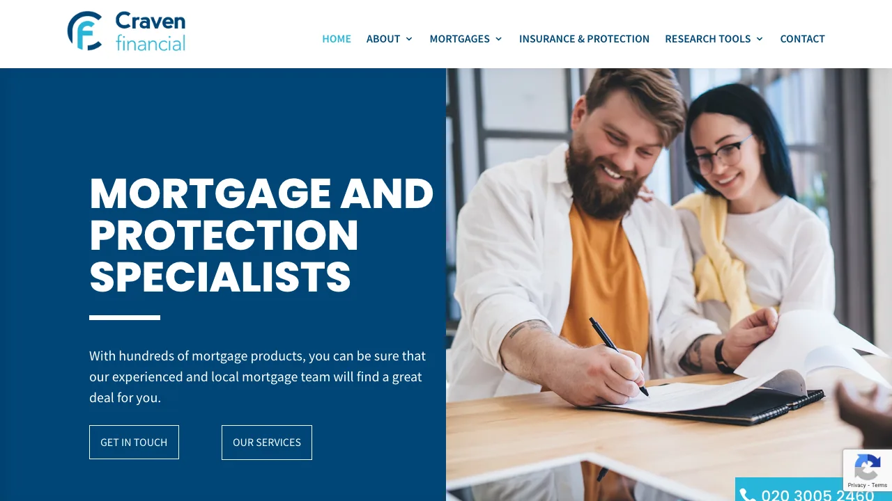 Craven Financial Limited website preview
