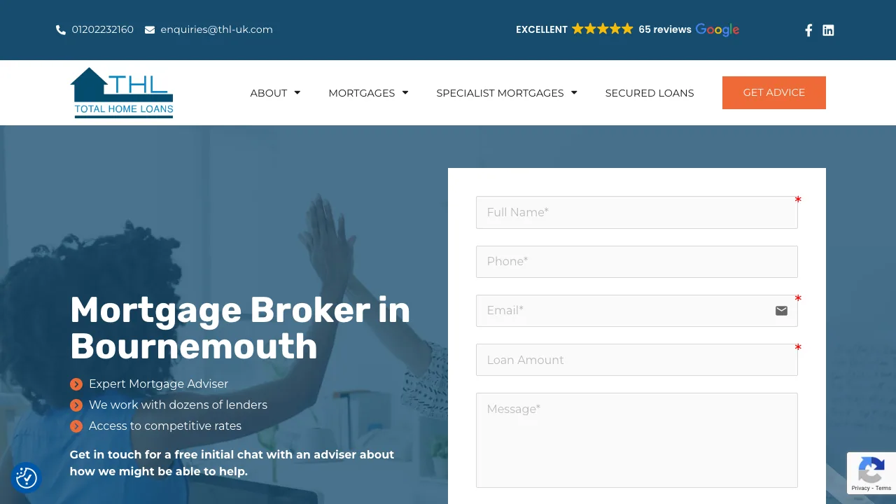 Total Home Loans website preview