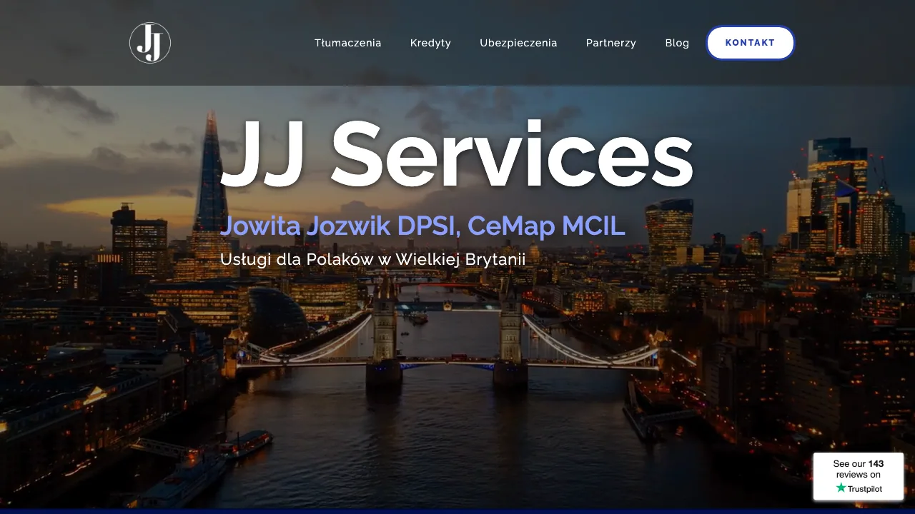 JJ Kredyty i Ubezpieczenia Jowita Jozwik website preview