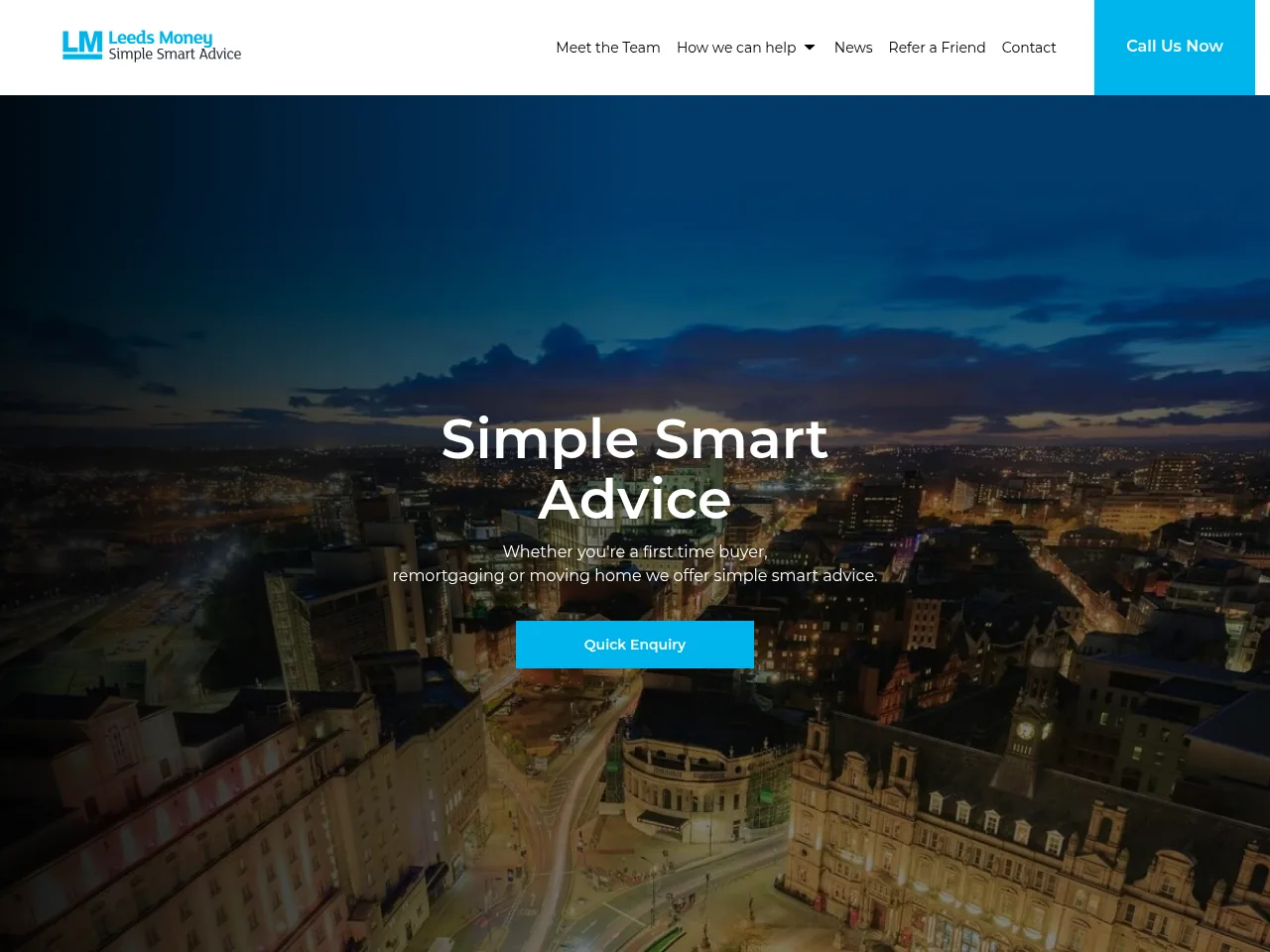 Simple SmartAdvice website preview