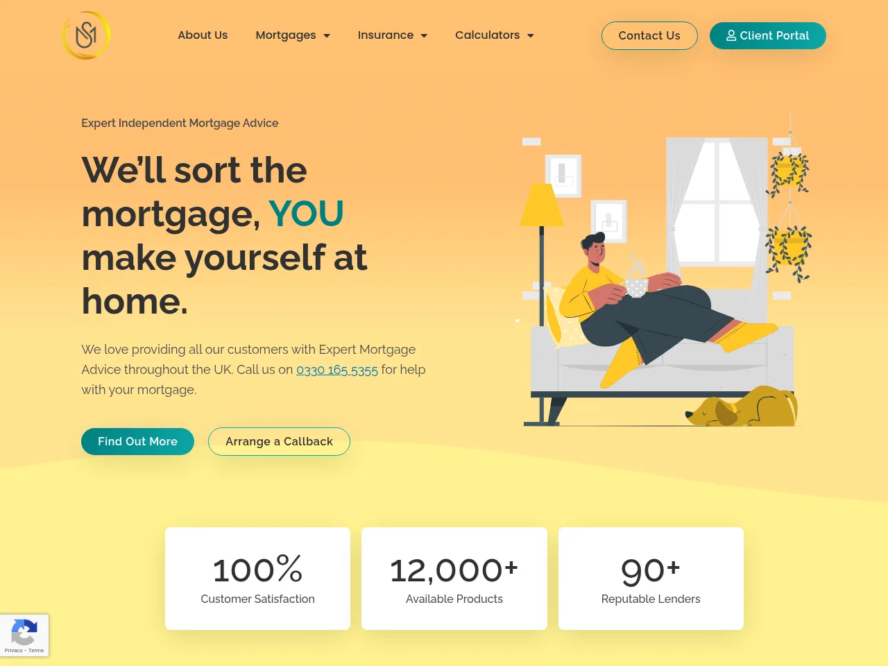 Sunland Mortgages website preview