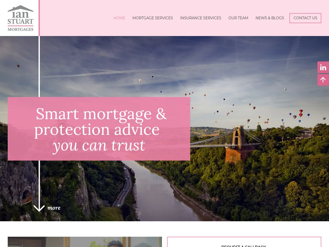 Ian Stuart Mortgages website preview