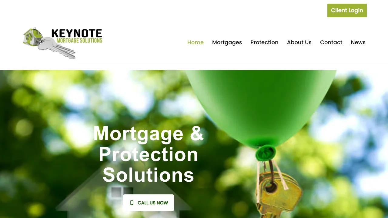 Keynote Mortgage Solutions Ltd website preview