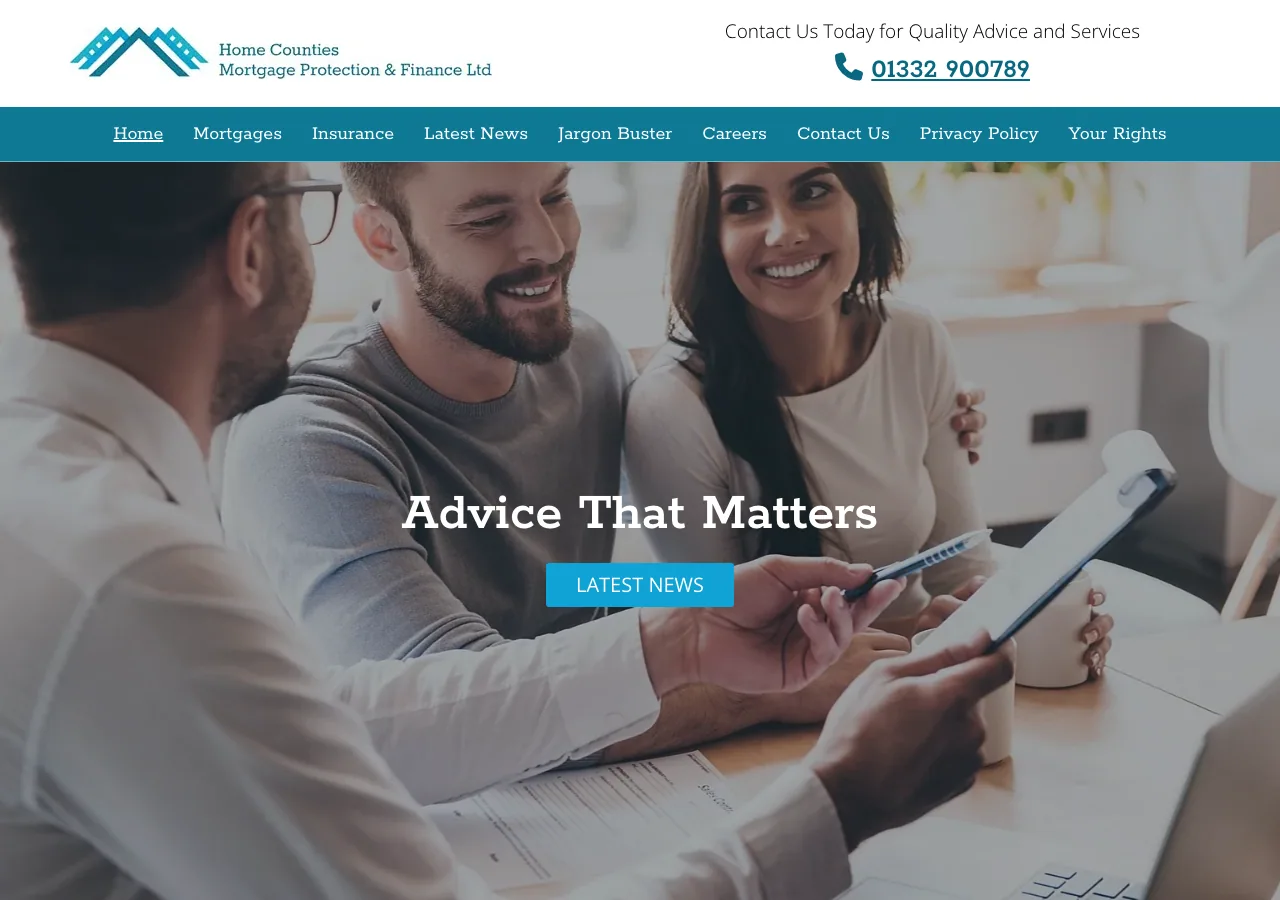 Home Counties Mortgage Protection & Finance website preview