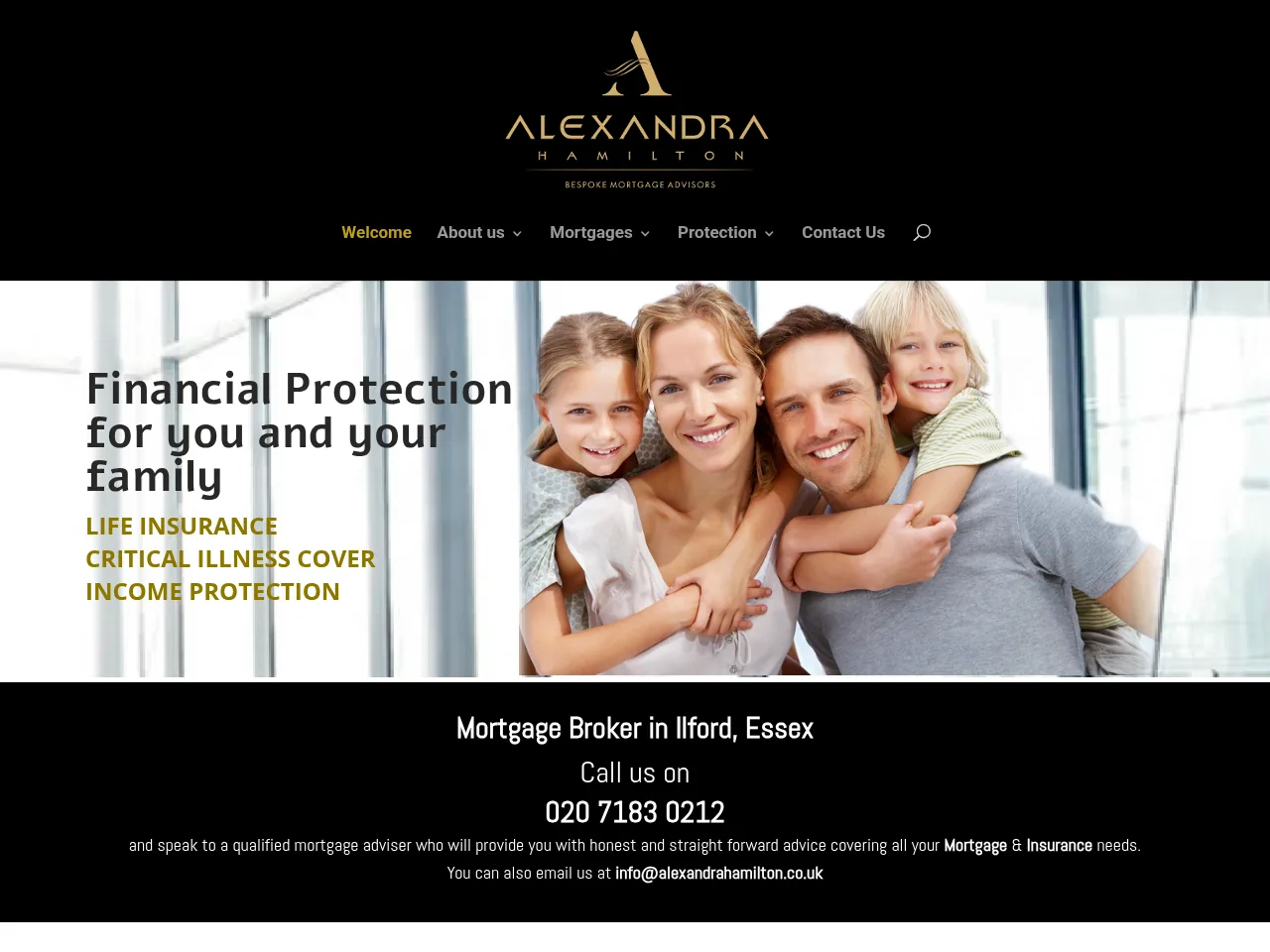 Alexandra Hamilton website preview