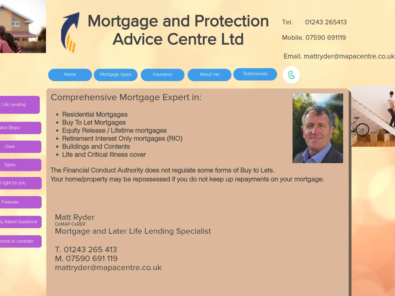 Mortgage and Protection Advice Centre website preview