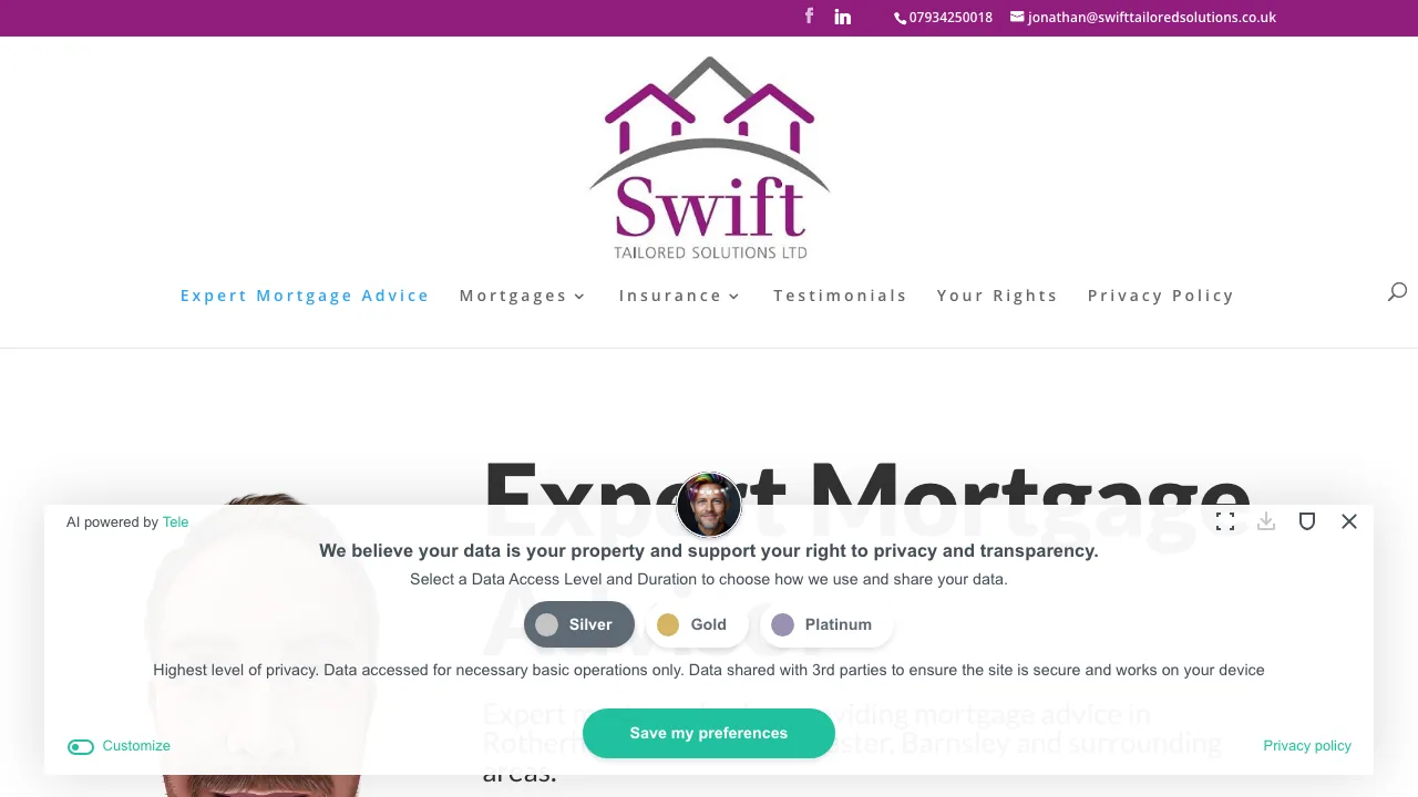 Swift Tailored Solutions Ltd (Mortgage and Protection Specialists) website preview