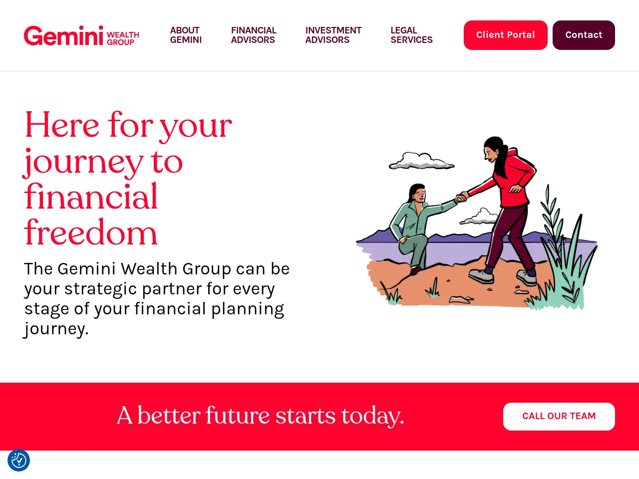 Gemini Wealth Group website preview