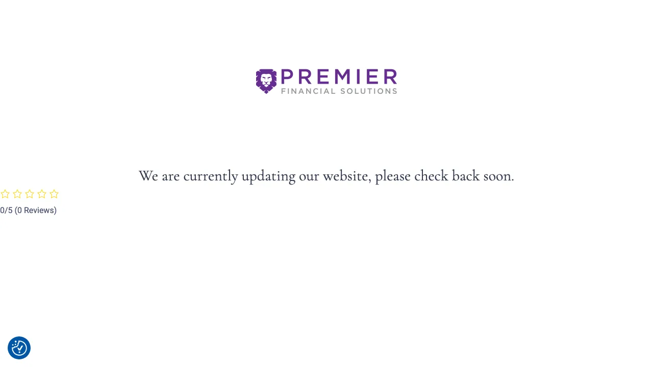 Premier Financial Solutions - Cardiff Financial Advisor website preview