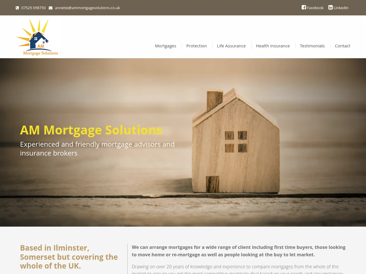 AM Mortgage Solutions website preview